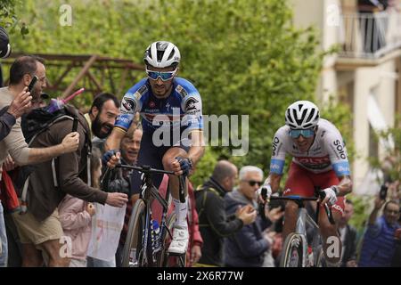 Italia. Mai 2024. Alaphilippe Julian (Team Soudal - Quickstep) während der 12. Etappe des Giro d'Italia von Martinsicuro nach Fano, Italien - Donnerstag, 16. Mai 2024 - Sport, Radfahren (Foto: Marco Alpozzi/LaPresse) Credit: LaPresse/Alamy Live News Stockfoto