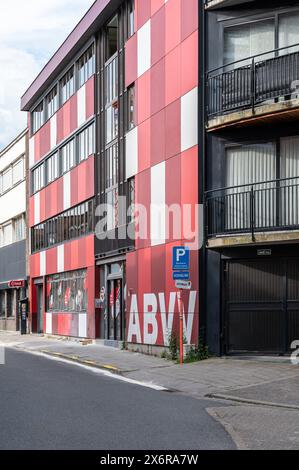 Vilvoorde, Flämisch Brabant, Belgien - 14. Mai 2024 - Agentur der ABVV, der Sozialistischen Union Stockfoto