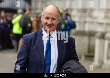 London, England, Großbritannien. Mai 2024. Der Staatsminister im Ministerium für Wirtschaft und Handel KEVIN HOLLINRAKE ist sen in Westminster. (Kreditbild: © Thomas Krych/ZUMA Press Wire) NUR REDAKTIONELLE VERWENDUNG! Nicht für kommerzielle ZWECKE! Stockfoto