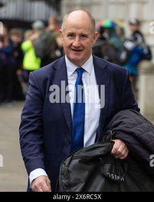 London, England, Großbritannien. Mai 2024. Der Staatsminister im Ministerium für Wirtschaft und Handel KEVIN HOLLINRAKE ist sen in Westminster. (Kreditbild: © Thomas Krych/ZUMA Press Wire) NUR REDAKTIONELLE VERWENDUNG! Nicht für kommerzielle ZWECKE! Stockfoto