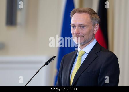 166. Steuerschaetzung Christian Lindner Bundesfinanzminister FDP Mit ...