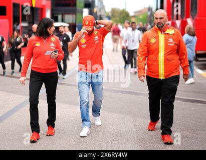 Imola, Italien. Mai 2024. 16.05.2024, Autodromo Enzo e Dino Ferrari, Imola, Formel 1 Grand Prix Emilia Romagna 2024, im Bild Carlos Sainz Jr. (ESP), Scuderia Ferrari HP/dpa/Alamy Live News Stockfoto