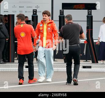 Imola, Italien. Mai 2024. 16.05.2024, Autodromo Enzo e Dino Ferrari, Imola, Formel 1 Grand Prix Emilia Romagna 2024, im Bild Charles Leclerc (MCO), Scuderia Ferrari HP/dpa/Alamy Live News Stockfoto