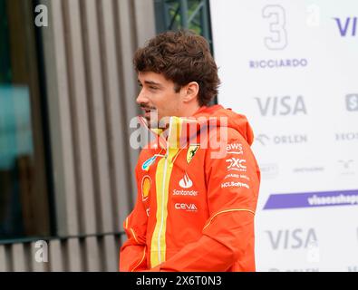 Imola, Italien. Mai 2024. 16.05.2024, Autodromo Enzo e Dino Ferrari, Imola, Formel 1 Grand Prix Emilia Romagna 2024, im Bild Charles Leclerc (MCO), Scuderia Ferrari HP/dpa/Alamy Live News Stockfoto