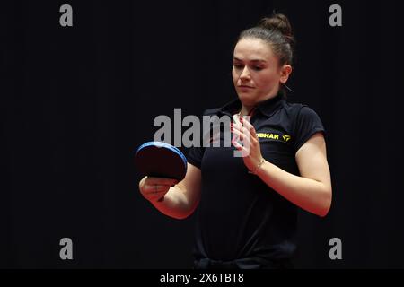 Sarajevo, Bosnien Und Herzegowina. Mai 2024. Der belgische Margo Degraef reagierte auf das europäische Qualifikationsturnier für die Olympischen Spiele 2024 in Sarajevo, Bosnien und Herzegowina am Donnerstag, den 16. Mai 2024. BELGA FOTO NIKOLA KRSTIC Credit: Belga Nachrichtenagentur/Alamy Live News Stockfoto