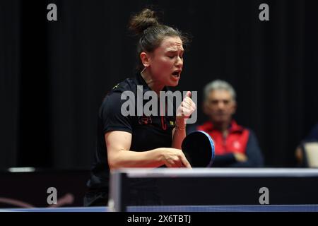 Sarajevo, Bosnien Und Herzegowina. Mai 2024. Der belgische Margo Degraef reagierte auf das europäische Qualifikationsturnier für die Olympischen Spiele 2024 in Sarajevo, Bosnien und Herzegowina am Donnerstag, den 16. Mai 2024. BELGA FOTO NIKOLA KRSTIC Credit: Belga Nachrichtenagentur/Alamy Live News Stockfoto