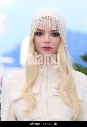 Cannes, Frankreich. Mai 2024. Anya Taylor-Joy nimmt am 16. Mai 2024 beim 77. Filmfestival in Cannes im Palais des Festivals Teil. Foto: DGP/imageSPACE Credit: Imagespace/Alamy Live News Stockfoto