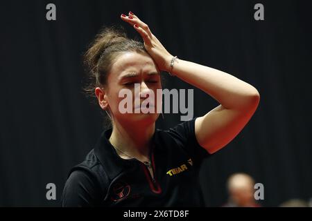 Sarajevo, Bosnien Und Herzegowina. Mai 2024. Der belgische Margo Degraef reagierte auf das europäische Qualifikationsturnier für die Olympischen Spiele 2024 in Sarajevo, Bosnien und Herzegowina am Donnerstag, den 16. Mai 2024. BELGA FOTO NIKOLA KRSTIC Credit: Belga Nachrichtenagentur/Alamy Live News Stockfoto