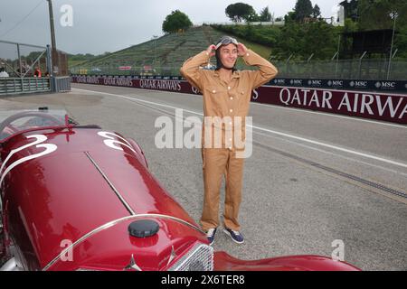 Imola, Italie. Mai 2024. RUSSELL George (gbr), der den 100 Jahre alten Mercedes-Rennwagen, die Formel 1 MSC Cruises Gran Premio del Made in Italy e Dell'Emilia-Romagne 2024, 7. Runde der Formel-1-Weltmeisterschaft 2024 vom 17. Bis 19. Mai 2024 auf dem Autodromo Enzo e Dino Ferrari in Imola fuhr, Italien - Foto DPPI Credit: DPPI Media/Alamy Live News Stockfoto