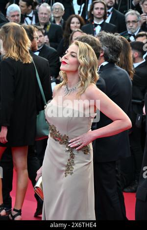 Cannes, Frankreich. Mai 2024. Cannes, 77. Cannes Filmfestival 2024 Roter Teppich des Films Megalopolis abgebildet: Claudia Gerini Credit: Independent Photo Agency/Alamy Live News Stockfoto