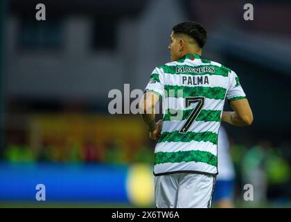 15. Mai 2024; Rugby Park, Kilmarnock, Schottland: Scottish Premiership Football, Kilmarnock gegen Celtic; Luis Palma von Celtic Stockfoto