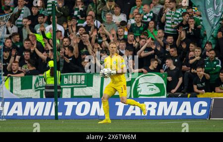 15. Mai 2024; Rugby Park, Kilmarnock, Schottland: Scottish Premiership Football, Kilmarnock versus Celtic; Joe Hart von Celtic Stockfoto