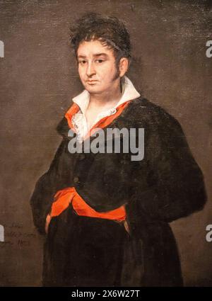 Porträt von Don Ramón Satué, Goya, Francisco José de Goya y Lucientes, 1823, Amsterdam, Niederlande. Stockfoto