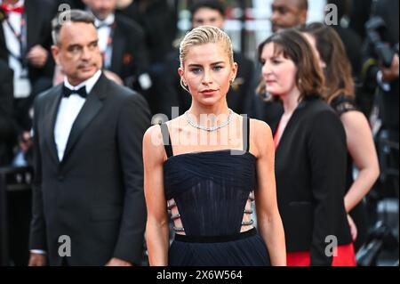 Cannes, Frankreich. Mai 2024. Caroline Daur besucht den Megalopolis Roten Teppich beim 77. Filmfestival in Cannes am 16. Mai 2024 im Palais des Festivals. Quelle: Live Media Publishing Group/Alamy Live News Stockfoto