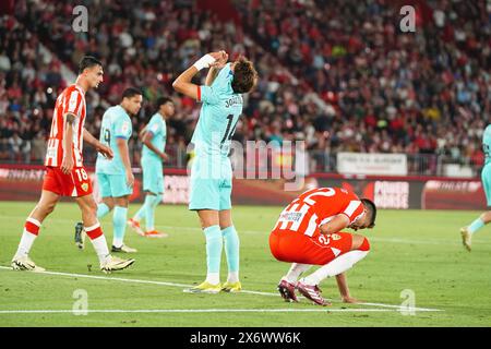 Almeria, Spanien. Mai 2024. Spanien La Liga Fußballspiel Almeria gegen FC Barcelona im Power Horse Stadium in almeria. 16. Mai 2024 Joao Felix 900/Cordon Press Credit: CORDON PRESS/Alamy Live News Stockfoto