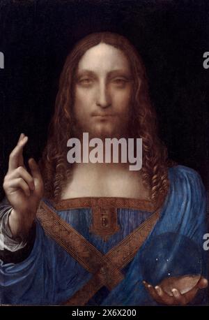 Salvator Mundi Leonardo da Vinci Stockfoto