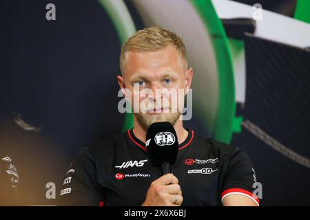 Kevin Magnussen (DEN) - MoneyGram Haas F1 Team - Haas VF-24 - Ferrari während der Fahrerpressekonferenz FORMEL 1 MSC CRUISES GRAN PREMIO DEL MADE IN IT Stockfoto