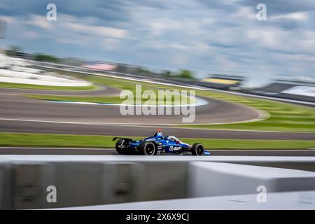 Speedway, in, USA. Mai 2024. MARCO ANDRETTI (98) aus Nazareth, Pennsylvania, trainiert für den 108. Lauf des Indianapolis 500 auf dem Indianapolis Motor Speedway in Speedway, IN. (Credit Image: © Grindstone Media Group/ASP) NUR REDAKTIONELLE VERWENDUNG! Nicht für kommerzielle ZWECKE! Stockfoto