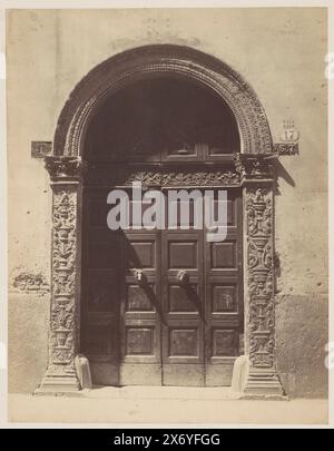 Blick auf die Pont Louis-Philippe in Paris, Stereographie, anonym, Paris, 1850 - 1880, Pappe, gesalzenes Papier, Höhe, 83 mm x Breite, 172 mm Stockfoto