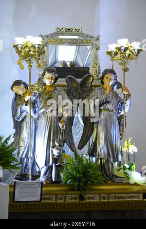 Die Kirche Los Dolors in der Altstadt von Girona, Katalonien, Spanien Stockfoto