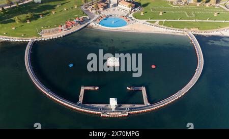 Geelong Australien. Die regionale Stadt Geelong Uferpromenade. Stockfoto