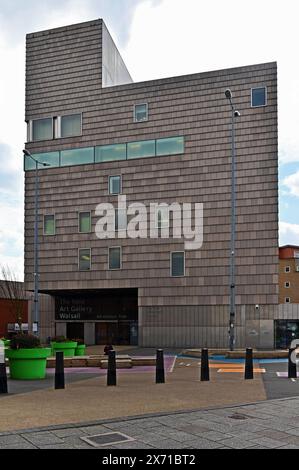 Die Neue Kunstgalerie Walsall. Gallery Square, Walsall, West Midlands, England, Vereinigtes Königreich, Europa. Stockfoto