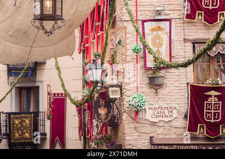 Toledo, Spanien, 19. Juni 2014: Eine festliche Ausstellung: Corpus Christi Prozession Stockfoto