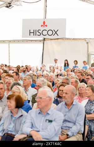 Das vielfältige Angebot an Aktivitäten und Erlebnissen beim Chalke History Festival CVF (früher Chalke Valley History Festival CVHF) spricht bo an Stockfoto