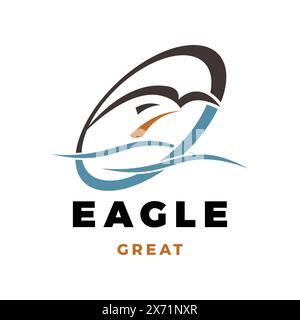 Eagle Icon Logo Design-Vorlage Stock Vektor