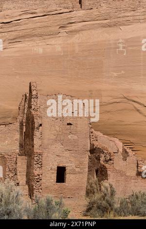 White House Ruinen, Canyon de Chelly National Monument, Chinle, Arizona, USA Stockfoto
