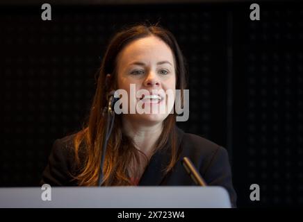 Glasgow UK, 17. Mai 2024: Stellvertretende erste schottische Ministerin Kate Forbes auf dem Barclays Campus. Bild: DB Media Services / Alamy Live Stockfoto