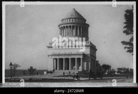 Grants Tomb, New York, Detroit Publishing Co. Nein P 89., Gift; State Historical Society of Colorado; 1949, Grant, Ulysses S., (Ulysses Simpson), 1822-1885, Grab. , Gräber und Grabdenkmäler. , Usa, New York (Bundesstaat), New York. Stockfoto