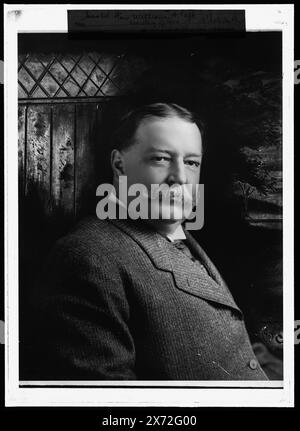 Ho. Wm. H. Taft, Titel aus Jacke., Foto von Malerei oder stark retuschierter Fotografie., 'DUP' auf negativ., entsprechende Glastransparenz (gleicher Seriencode) verfügbar auf Videobild 1A-31056., Detroit Publishing Co.-Nr. 090187., Geschenk; State Historical Society of Colorado; 1949, Taft, William H., (William Howard), 1857-1930. , Präsidenten, Vereinigte Staaten. Stockfoto