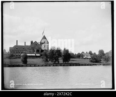 Country Club, Grosse Pointe Farms sic, Date Based on Detroit, Catalogue J (1901)., Detroit Publishing Co.-Nr. 012453., Geschenk; State Historical Society of Colorado; 1949 Country Clubs. , Clubhäuser. , Usa, Michigan, Grosse Pointe. Stockfoto