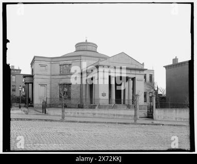 Monumental Church, Richmond, Virginia, 'WHJ 1364' auf negative. Detroit Publishing Co. No. 016194., Geschenk; State Historical Society of Colorado; 1949, Churches. , Usa, Virginia, Richmond. Stockfoto