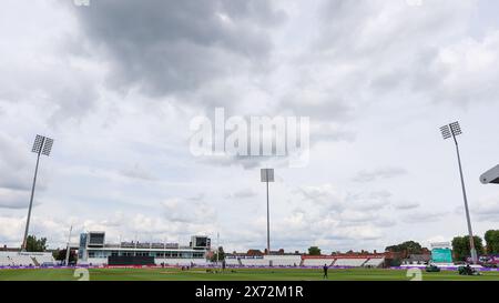 Northampton, Großbritannien. Mai 2024. Ein allgemeiner Überblick über den Boden vor dem Women's Vitality IT20-Spiel zwischen England Women und Pakistan Women am 17. Mai 2024 im County Ground, Northampton, Großbritannien. Foto von Stuart Leggett. Nur redaktionelle Verwendung, Lizenz für kommerzielle Nutzung erforderlich. Keine Verwendung bei Wetten, Spielen oder Publikationen eines einzelnen Clubs/einer Liga/eines Spielers. Quelle: UK Sports Pics Ltd/Alamy Live News Stockfoto