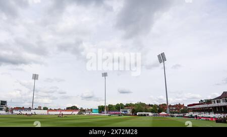 Northampton, Großbritannien. Mai 2024. Ein allgemeiner Überblick über den Boden vor dem Women's Vitality IT20-Spiel zwischen England Women und Pakistan Women am 17. Mai 2024 im County Ground, Northampton, Großbritannien. Foto von Stuart Leggett. Nur redaktionelle Verwendung, Lizenz für kommerzielle Nutzung erforderlich. Keine Verwendung bei Wetten, Spielen oder Publikationen eines einzelnen Clubs/einer Liga/eines Spielers. Quelle: UK Sports Pics Ltd/Alamy Live News Stockfoto