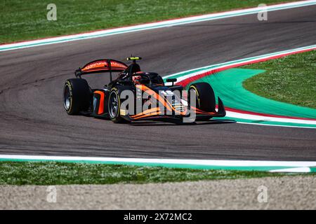 15 VILLAGOMEZ Rafael (mex), Van Amersfoort Racing, Dallara F2 2024, Action während der 4. Runde der FIA Formel-2-Meisterschaft 2024 vom 17. Bis 19. Mai 2024 auf dem Autodromo Enzo e Dino Ferrari in Imola, Italien - Foto Xavi Bonilla / DPPI Stockfoto