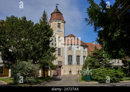 Barockschloss in Olesnica Mala Klein OLS ehemaliger Wohnsitz der Familie Jorck von Wartenburg und Kloster der Johanniter und der Templer Stockfoto