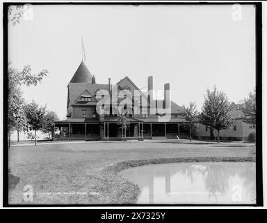 Country Club, Grosse Pointe Farms sic, Date Based on Detroit, Catalogue J (1901)., Detroit Publishing Co.-Nr. 012452., Geschenk; State Historical Society of Colorado; 1949 Country Clubs. , Clubhäuser. , Usa, Michigan, Grosse Pointe. Stockfoto