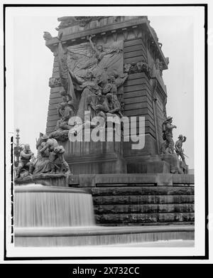 West Face, Soldiers' and Sailors' Monument, Indianapolis, Ind., Detroit Publishing Co.-Nr. 017332., Geschenk; State Historical Society of Colorado; 1949, Monuments & Memorials. , Vereinigte Staaten, Geschichte, Bürgerkrieg, 1861-1865. , Usa, Indiana, Indianapolis. Stockfoto