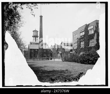 Atlas Engine Works, Indianapolis, Ind., Titel aus Jacke, „G 4340“ auf negativ, Detroit Publishing Co.-Nr. 034627., Geschenk; State Historical Society of Colorado; 1949, Industrial Facilities. , Usa, Indiana, Indianapolis. Stockfoto