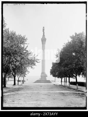 Confederate Soldiers' and Sailors' Monument, Libby Hill Park, Richmond, Virginia, 'G 5344' auf negativ. Detroit Publishing Co.-Nr. 071018., Geschenk; State Historical Society of Colorado; 1949, Monuments & Memorials. , Parks. , Vereinigte Staaten, Geschichte, Bürgerkrieg, 1861-1865. , Usa, Virginia, Richmond. Stockfoto