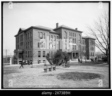The Collis P. Huntington Memorial Building, Tuskegee Institute, Ala., 'G 3650' und '50' auf negativ., Detroit Publishing Co.-Nr. 019462., Geschenk; State Historical Society of Colorado; 1949, Universities & Colleges. , Bildungseinrichtungen. , Afroamerikaner, Bildung. , Usa, Alabama, Tuskegee. Stockfoto