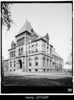 Sayles Hall, Brown University, Providence, R.I., '3231' auf negativ. Detroit Publishing Co.-Nr. 019698., Geschenk; State Historical Society of Colorado; 1949, Universities & Colleges. , Bildungseinrichtungen. Usa, Rhode Island, Providence. Stockfoto