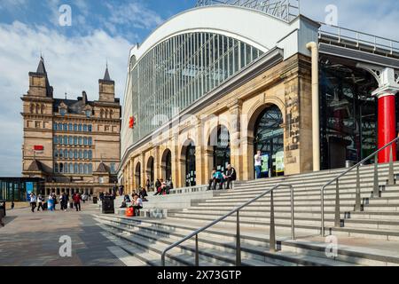 Bahnhof Lime Street in Liverpool, England. Stockfoto
