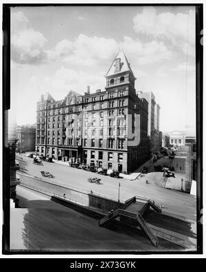 New York, N.Y., Murray Hill Hotel, Park Ave., 40th and 41st St., Titel von Jackett., Detroit Publishing Co.-Nr. 040376., Geschenk; State Historical Society of Colorado; 1949, Murray Hill Hotel (New York, N.Y.), Hotels. , Straßen. , Usa, New York (Bundesstaat), New York. Stockfoto