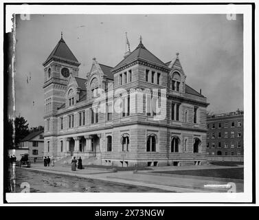 Post Office, Manchester, N.H., Detroit Publishing Co.-Nr. 072126., Geschenk; State Historical Society of Colorado; 1949, Postämter. , Usa, New Hampshire, Manchester. Stockfoto