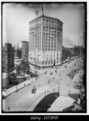 Rathaus und Campus Martius, Detroit, mir., Titel aus Detroit, Katalog F (1899). Videobilder sind nicht sequenziell; die tatsächliche Reihenfolge von links nach rechts ist 1A-05824, 05823, 05822, 05821., „DUP“ auf Negativen. No. Detroit Publishing Co. No., Gift; State Historical Society of Colorado; 1949, Plazas. , Stadthalle und Rathäuser. , Usa, Michigan, Detroit. Stockfoto