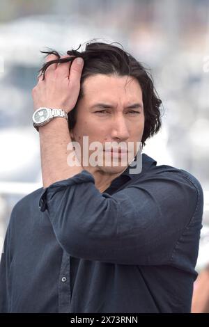 Cannes, Frankreich. Mai 2024. CANNES, FRANKREICH - 17. MAI: Adam Driver nimmt am „Megalopolis“-Fotocall beim 77. Jährlichen Filmfestival von Cannes am Palais des Festivals am 17. Mai 2024 in Cannes Teil. Quelle: dpa/Alamy Live News Stockfoto